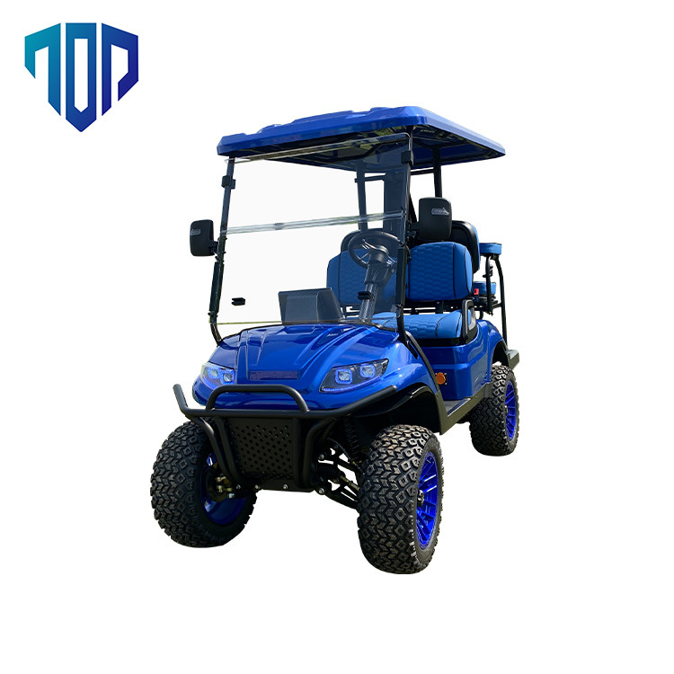 Maximum Speed Electric 30mph TOP Golf Cart Customizable Color High End Upgradeable EV4+2G