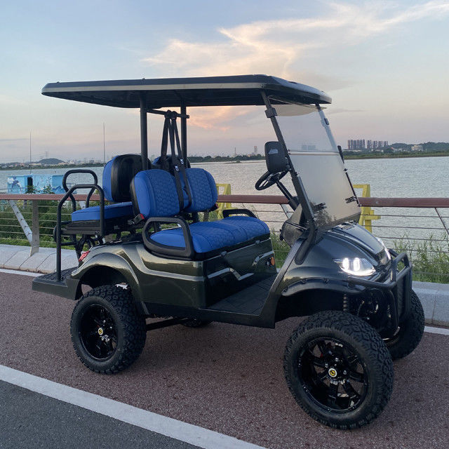 Τελευταίες τάσεις 48V 62V 72V 5KW7.5KW Μηχανή 4 θέσεων Νέο καρότσι γκολφ Ηλεκτρικό πιστοποιητικό CE