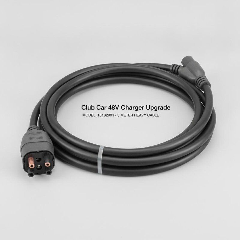 Καλώδιο βύσματος καλωδίου φόρτισης Club Car 48V 101828901 Premium Αναβάθμιση Τριών Μέτρων Βαρύ καλώδιο Χυτό αδιάβροχο βύσμα