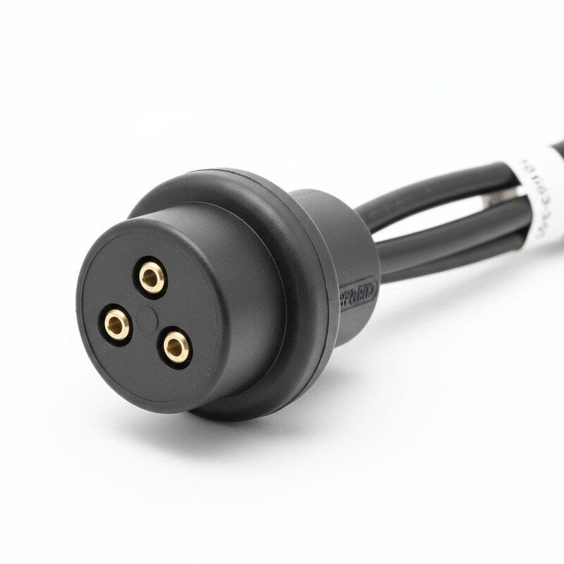 Βύσμα καλωδίου φόρτισης Club Car 36V 1016433-01 Premium Αναβάθμιση Στρογγυλό Σχέδιο Τριών Πινέζων Χυτό αδιάβροχο σώμα