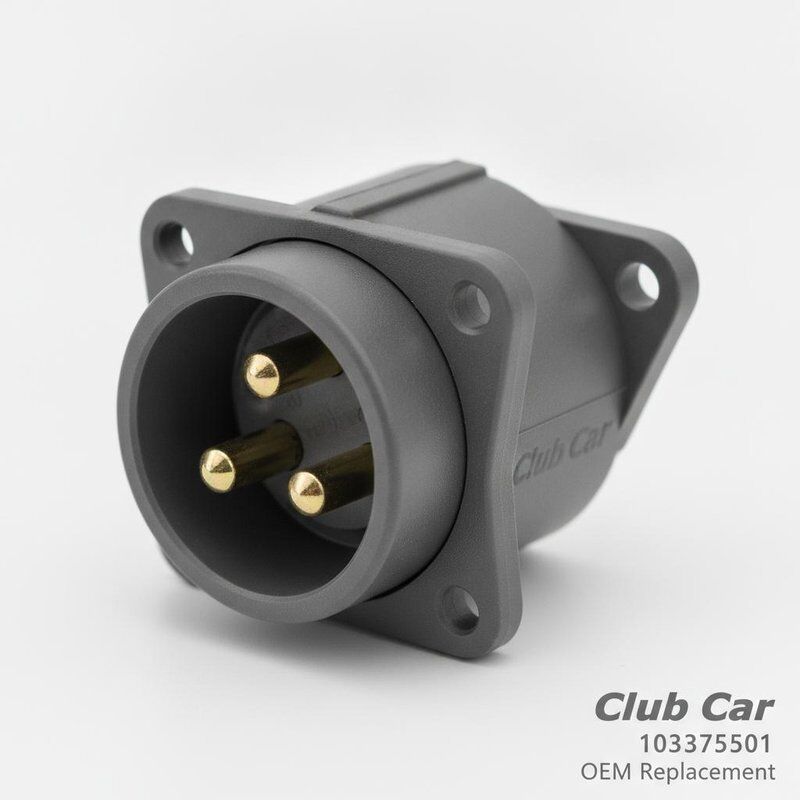 Club Car Precedent Charger Tacket 103375501 OEM Replacement Direct Fit περίβλημα Ανθεκτικοί στη διάβρωση καρφίτσες