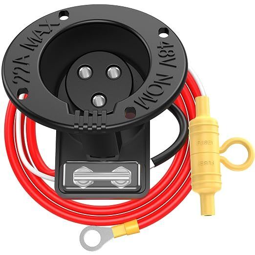 Club Car DS Charger Tacle Fuse Assembly 101802101 OEM Αντικατάσταση Ενσωματωμένη ασφάλεια 48V Πλήρης πλεξούδα καλωδίωσης