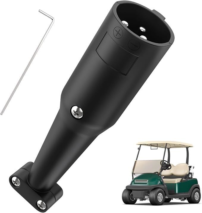 Βύσμα καλωδίου φόρτισης Club Car 48V 101828901 OEM Αντικατάσταση μόνο βύσμα αντικατάστασης χυτευμένου λαστιχένιου περιβλήματος